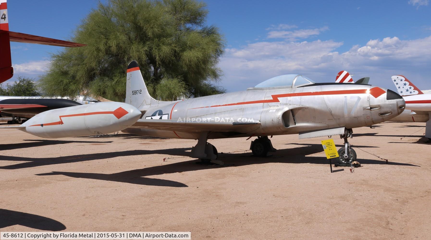 45-8612, 1945 Lockheed P-80B-1-LO Shooting Star C/N 080-1826, P-80B Shooting Star