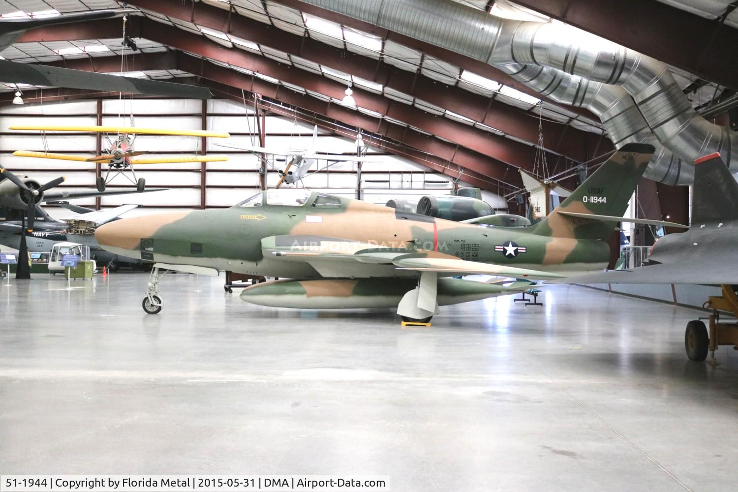 51-1944, Republic RF-84F Thunderflash C/N Not found 51-1944, RF-84F Thunderflash