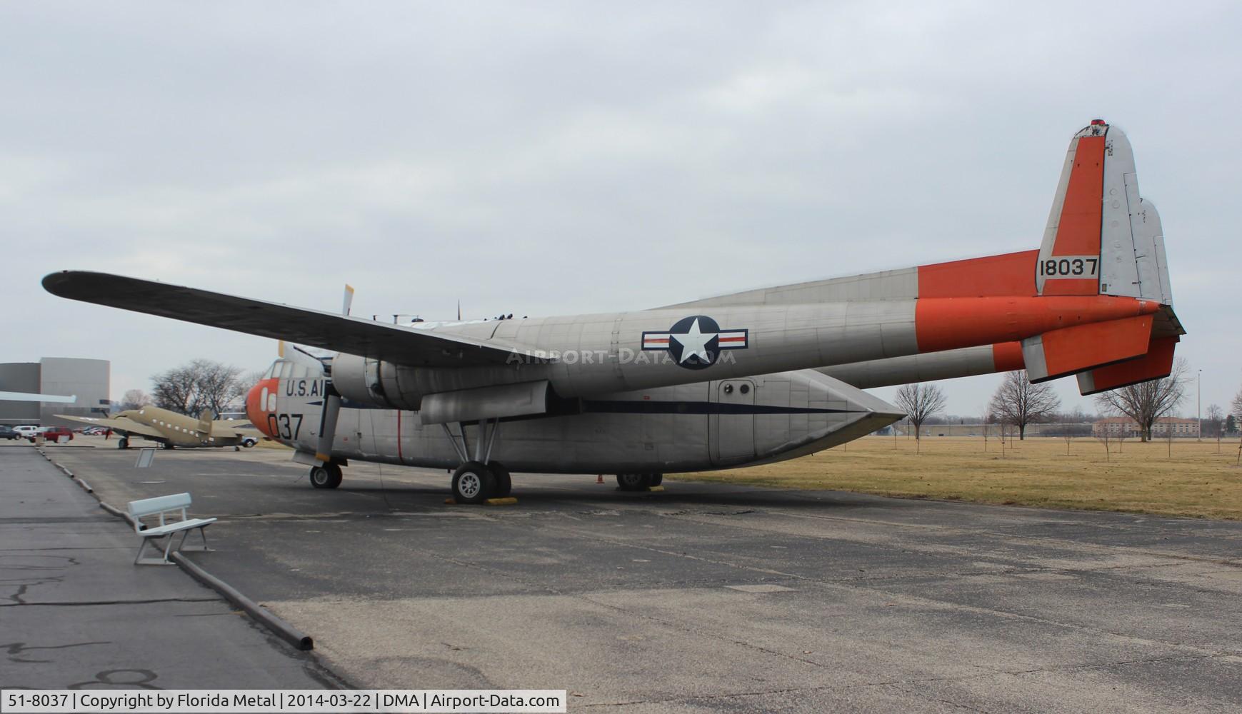 51-8037, 1951 Fairchild C-119J-FA Flying Boxcar C/N 10915, C-119J Flying Boxcar