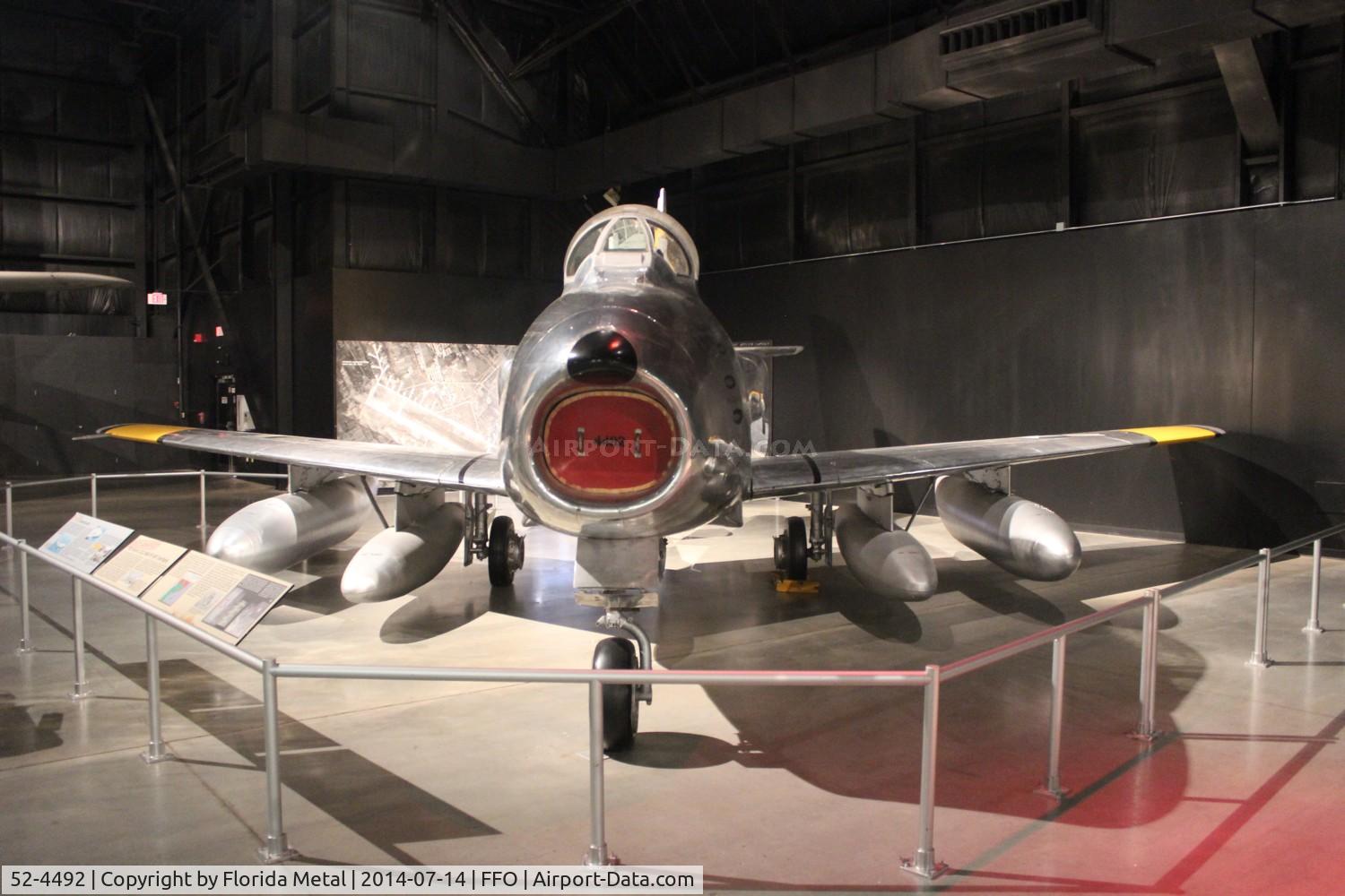 52-4492, 1952 North American RF-86F-30-NA Sabre C/N 191-88, RF-86