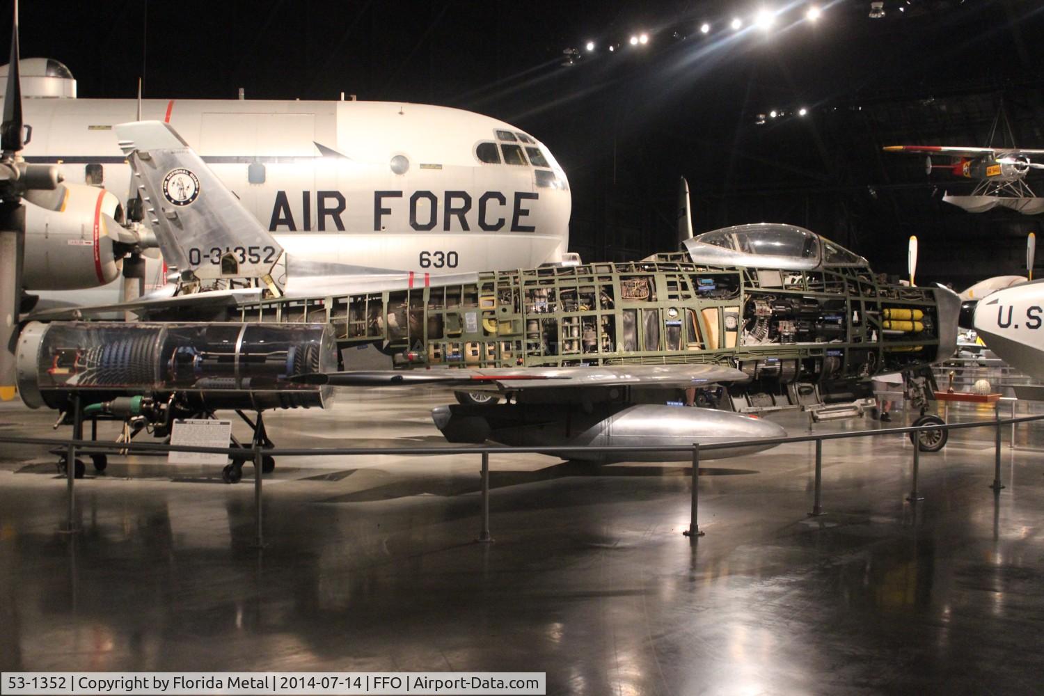53-1352, 1953 North American F-86H-10-NH Sabre C/N 203-124, F-86H