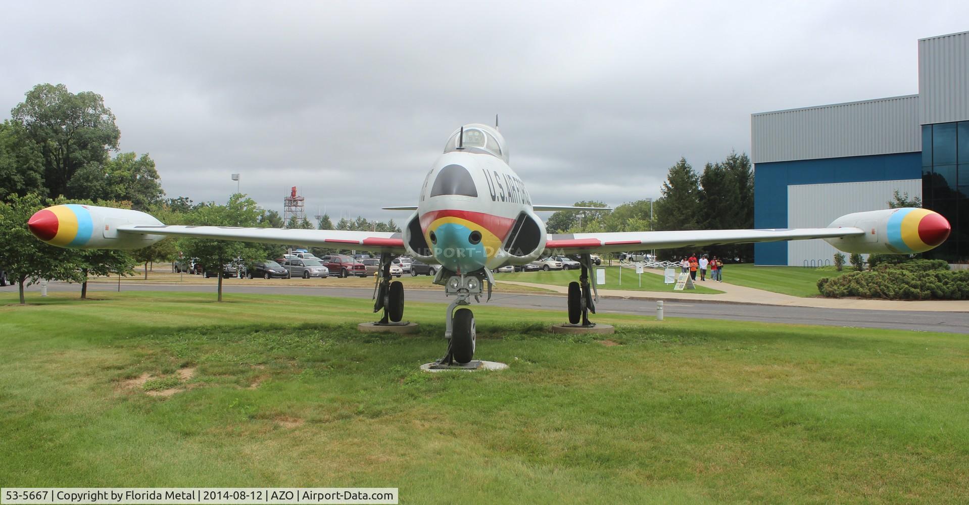 53-5667, 1953 Lockheed T-33B Shooting Star C/N 580-9006, T-33B Shooting Star