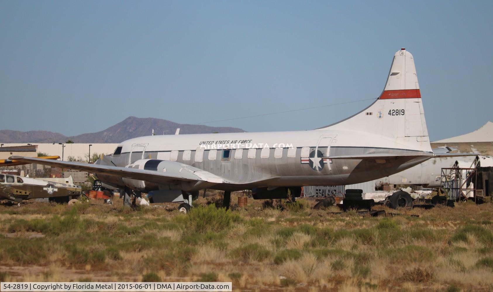 54-2819, 1954 Convair C-131D Samaritan C/N 226, C-131D Samaritan in a private boneyard