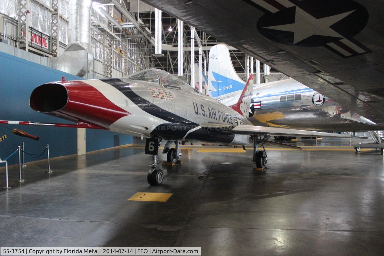 55-3754, 1956 North American F-100D Super Sabre C/N 223-436, F-100D Super Sabre