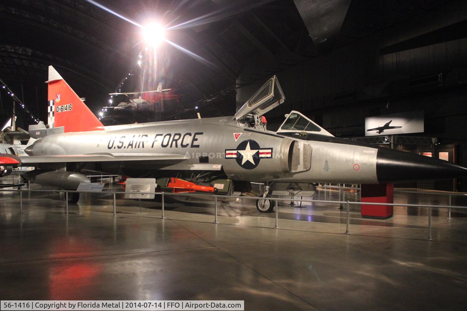 56-1416, 1956 Convair F-102A Delta Dagger C/N 8-10-363, F-102A
