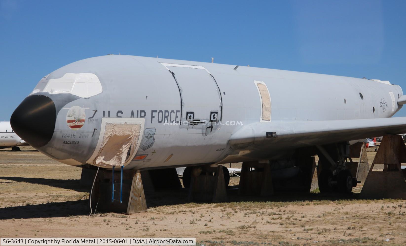 56-3643, 1956 Boeing KC-135E Stratotanker C/N 17392, KC-135E