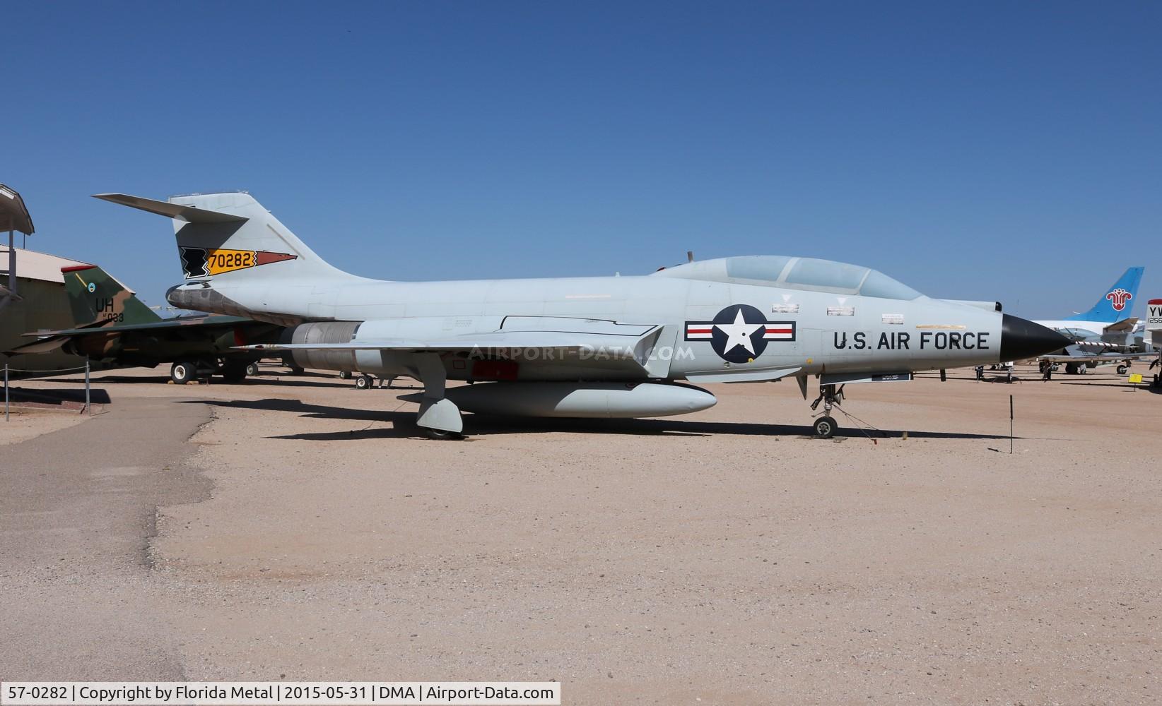 57-0282, 1957 McDonnell F-101B-85-MC Voodoo C/N 460, F-101B Voodoo