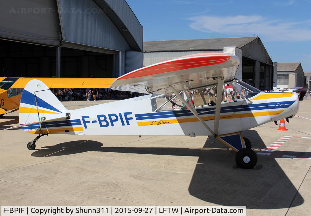 F-BPIF, 1951 Piper L-18C Super Cub (PA-18-95) C/N 18-1384, Exhibited during FNI Airshow 2015