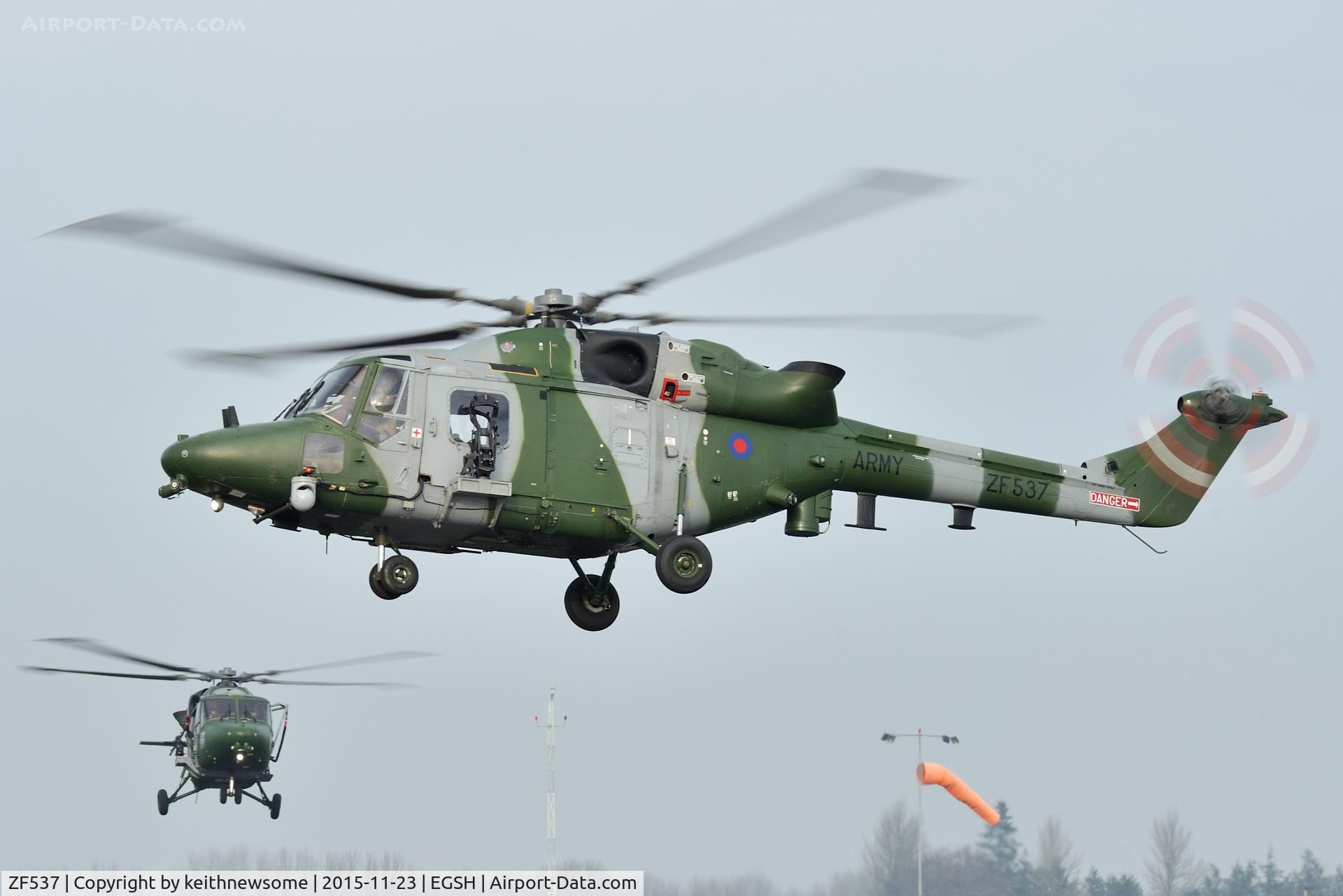ZF537, Westland Lynx AH.9A C/N 329, Nice visitor.