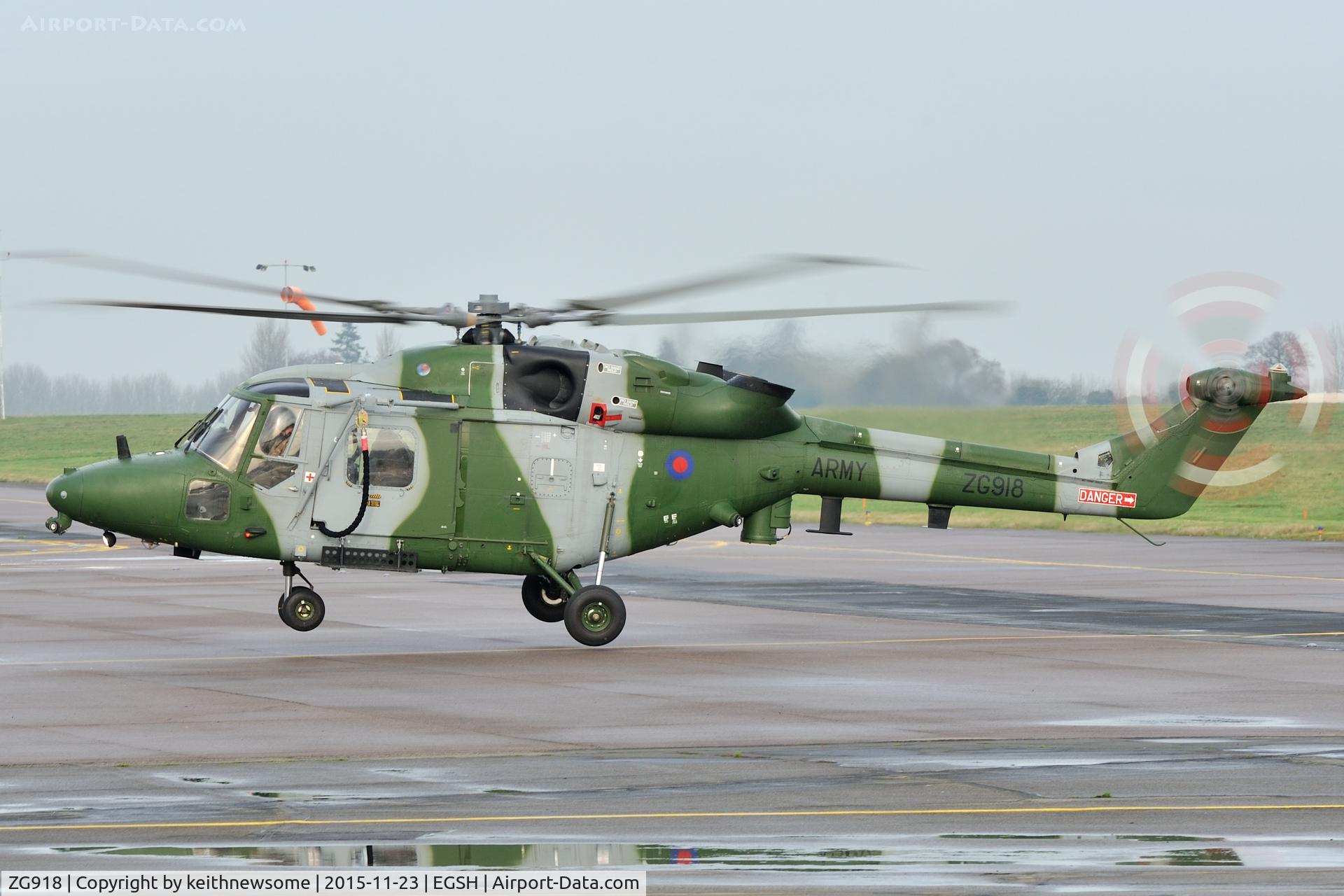 ZG918, 1992 Westland Lynx AH.9A C/N 357, Nice visitor.