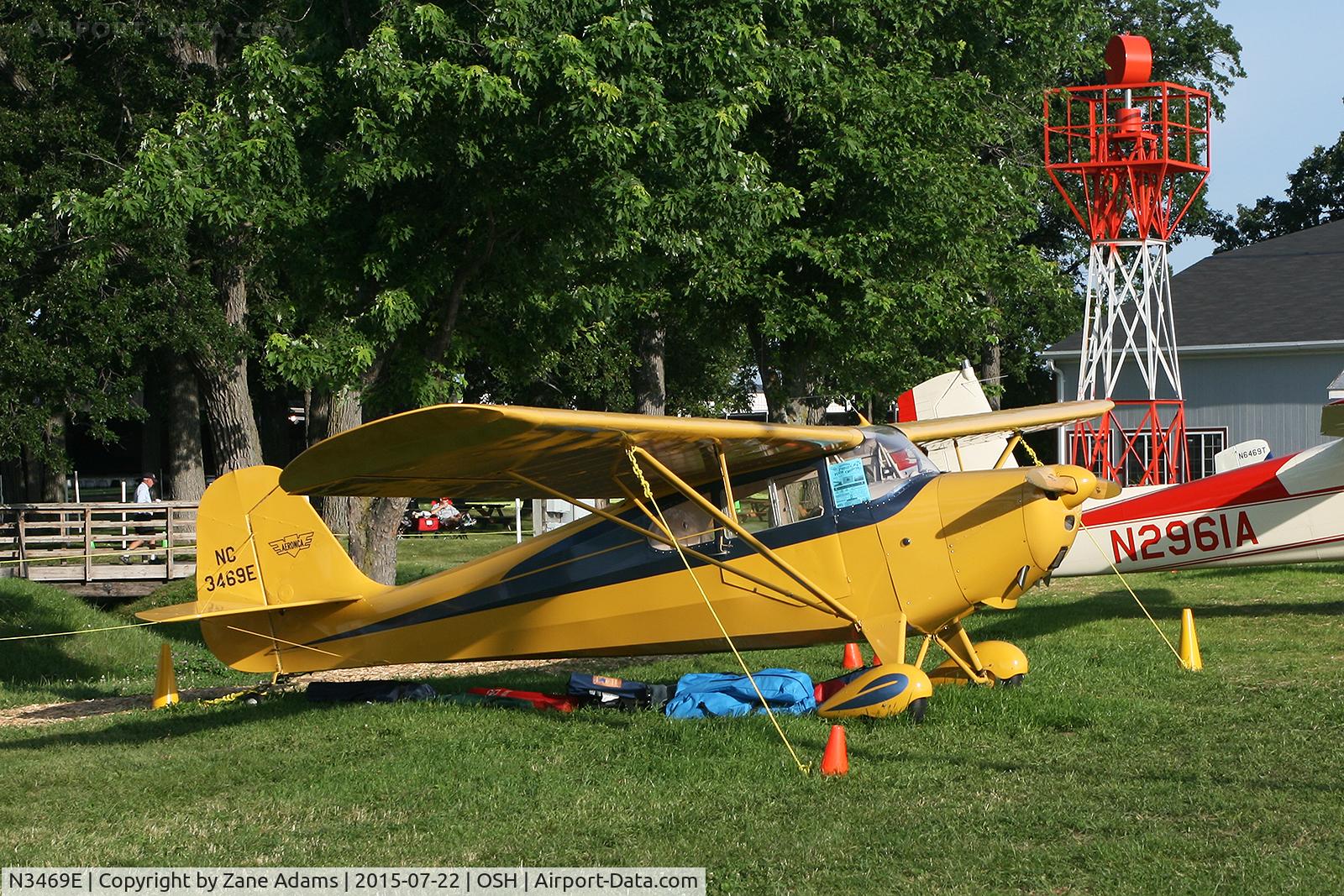 N3469E, 1947 Aeronca 11AC Chief C/N 11AC-1764, 2015 EAA AirVenture - Oshkosh Wisconsin
