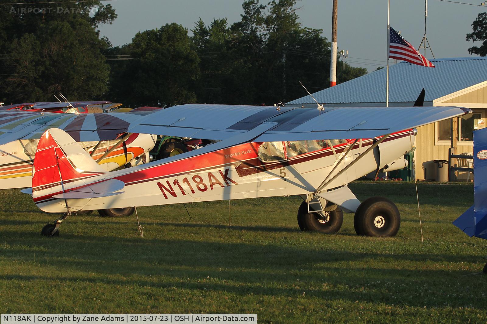 N118AK, Piper PA-18 Super Cub Replica C/N 00118, 2015 EAA AirVenture - Oshkosh Wisconsin