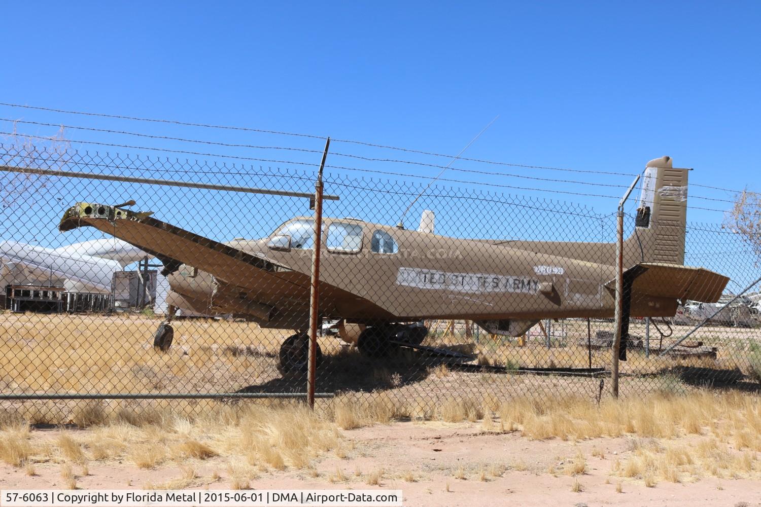 57-6063, 1957 Beech L-23D C/N RLH 35, L-23D