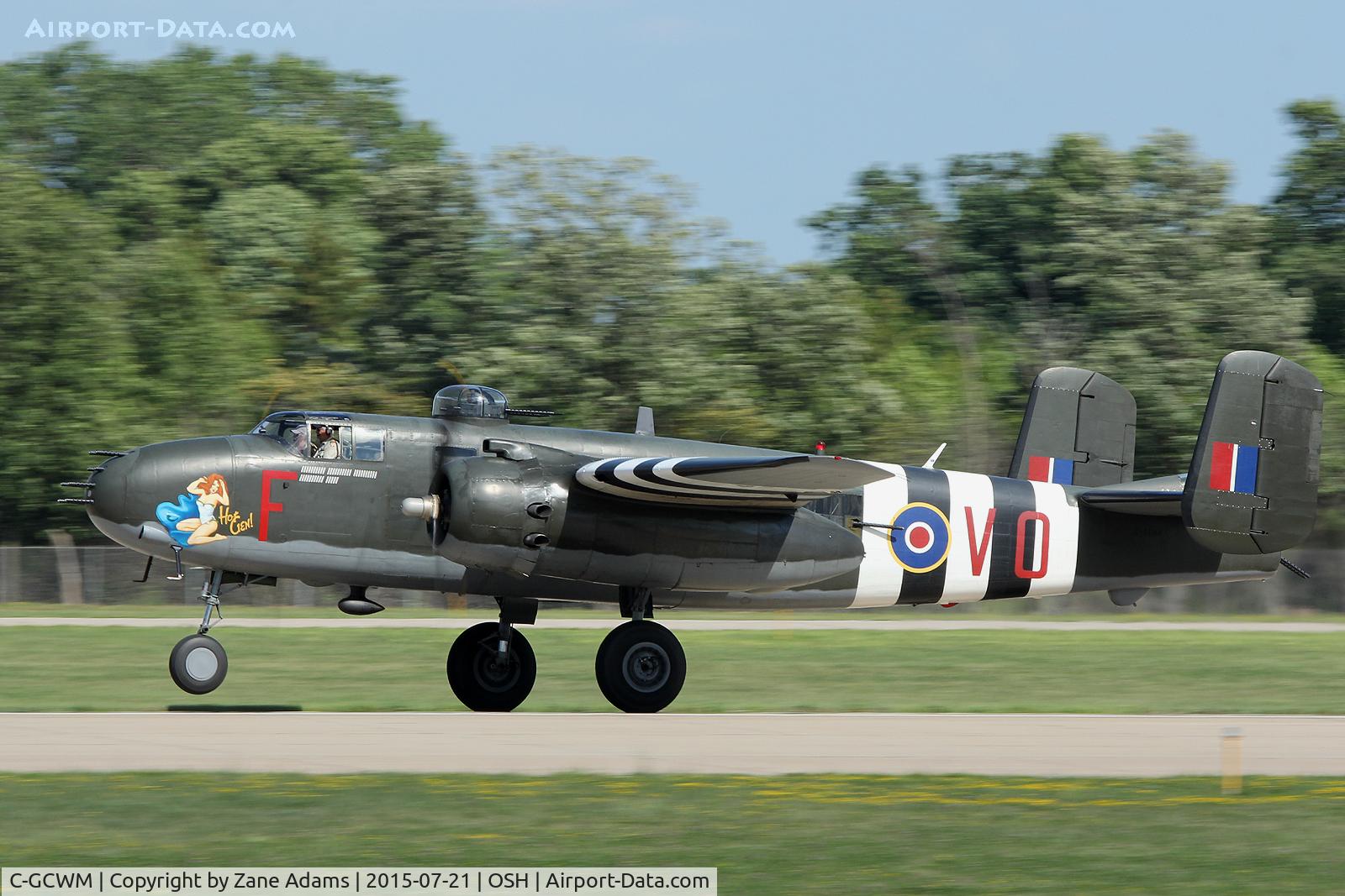 C-GCWM, 1945 North American B-25J Mitchell Mitchell C/N 108-47734, 2015 EAA AirVenture - Oshkosh Wisconsin