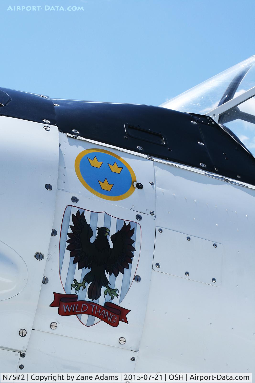 N7572, 1941 North American AT-6D Texan C/N 41-34018, 2015 EAA AirVenture - Oshkosh Wisconsin