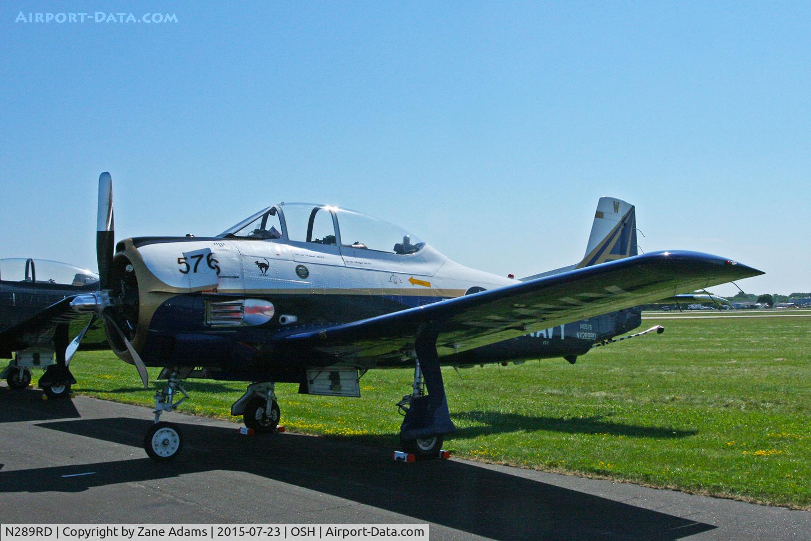 N289RD, 1956 North American T-28C Trojan C/N 226-153, 2015 EAA AirVenture - Oshkosh Wisconsin