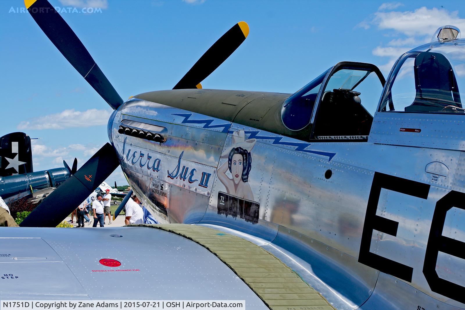 N1751D, 1944 North American P-51D Mustang C/N 122-31401 (44-63675), 2015 EAA AirVenture - Oshkosh Wisconsin
