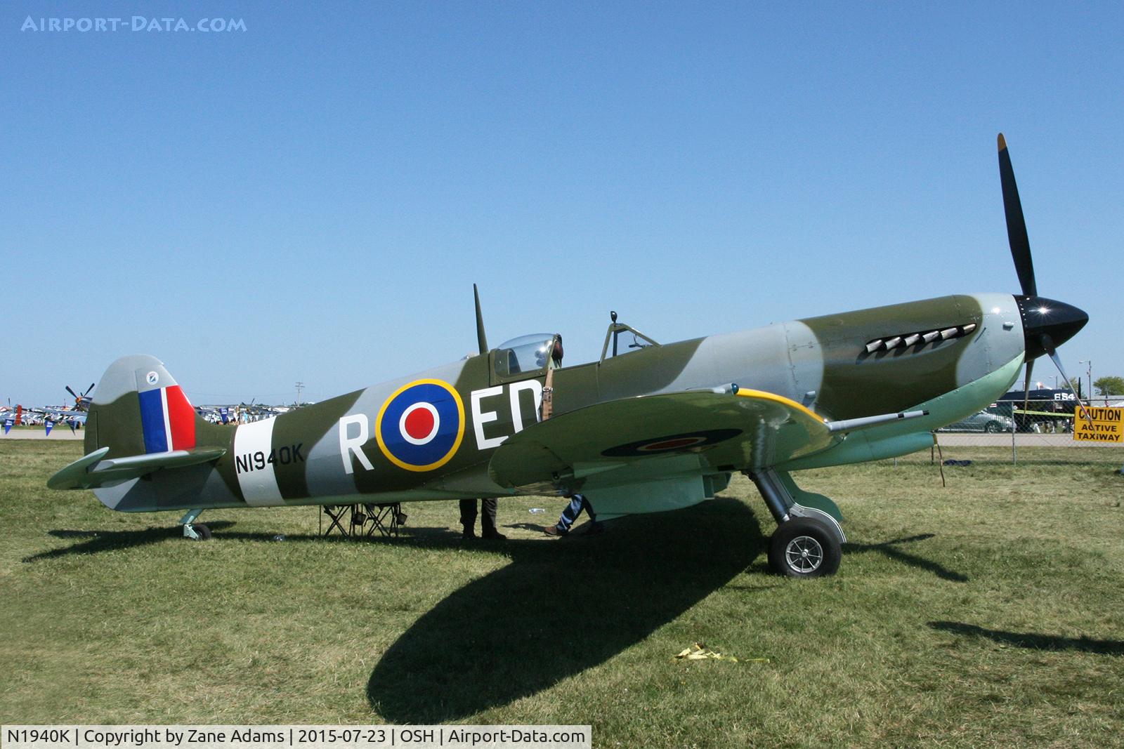 N1940K, 2003 Jurca MJ-100 Spitfire C/N MK9EX, 2015 EAA AirVenture - Oshkosh Wisconsin
