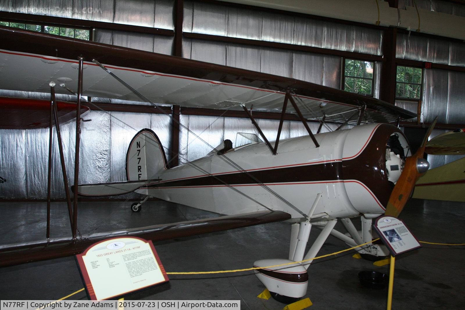 N77RF, 1931 Great Lakes 2T-1A Sport Trainer C/N 260, 2015 EAA AirVenture - Oshkosh Wisconsin