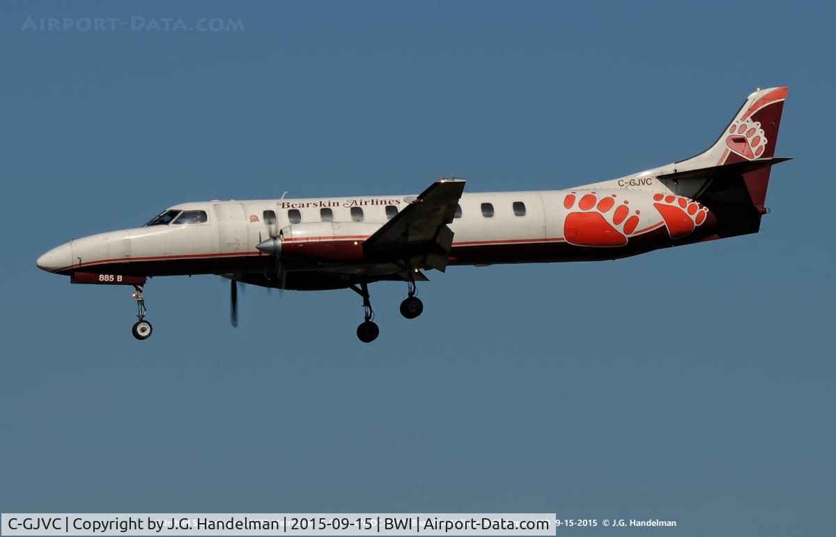 C-GJVC, 1996 Fairchild SA-227DC Metro 23 C/N DC-885B, On final to 33L.