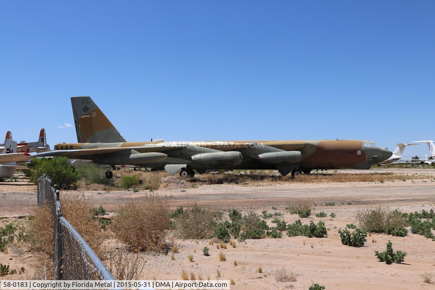 58-0183, 1958 Boeing B-52G Stratofortress C/N 464251, B-52G