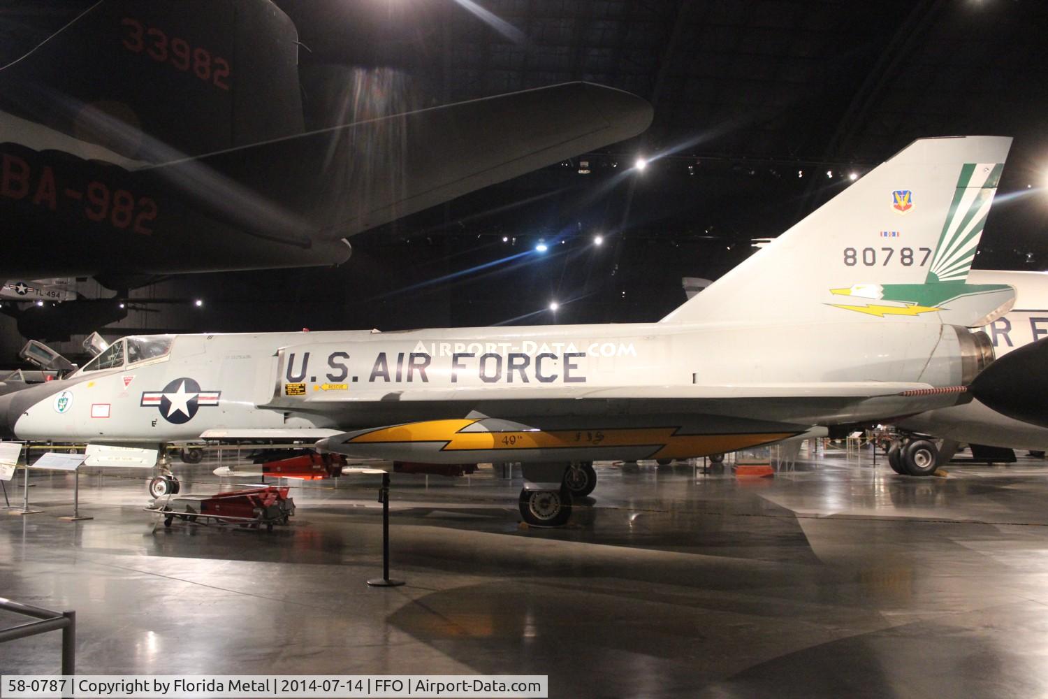 58-0787, 1958 Convair F-106A Delta Dart C/N 8-24-118, F-106A