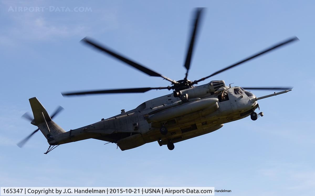 165347, Sikorsky CH-53E Super Stallion C/N 65-652, Approach to U.S.Naval Academy Annapolis MD.
