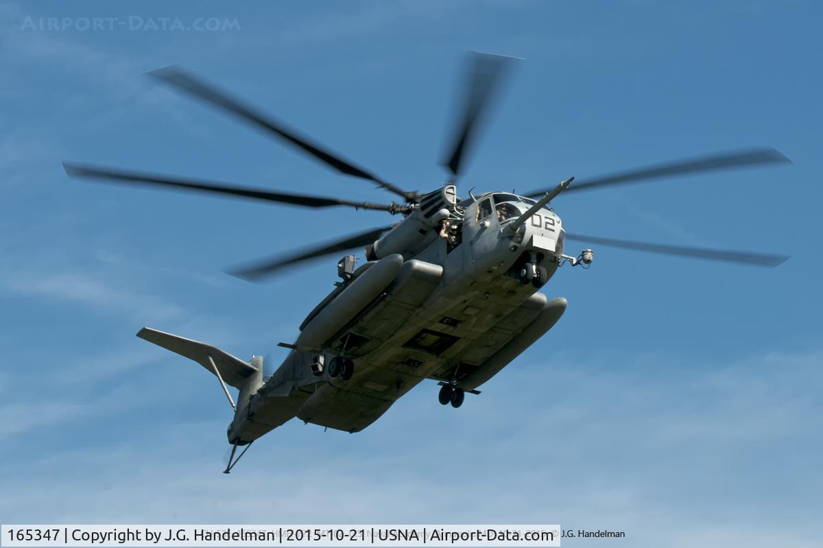 165347, Sikorsky CH-53E Super Stallion C/N 65-652, Near touch down at U.S. Naval Academy Annapolis MD.