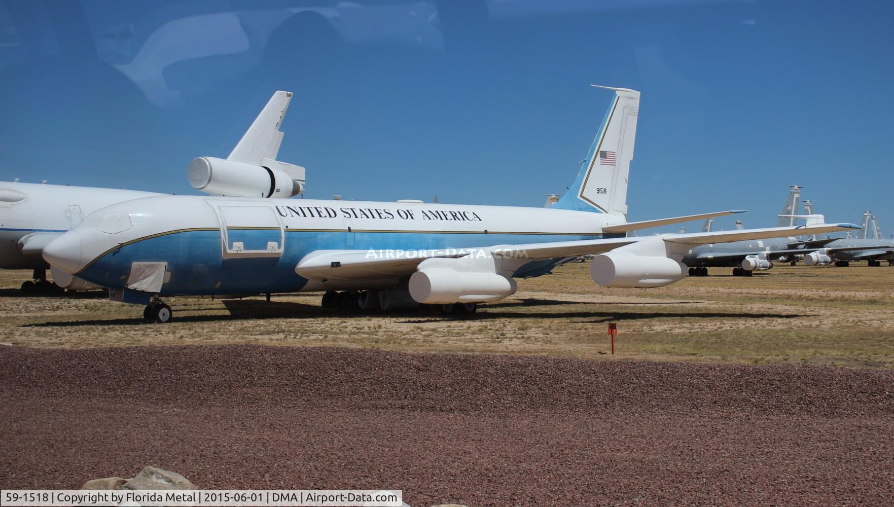 59-1518, 1960 Boeing C-135K Stratotanker C/N 18006, EC-135K