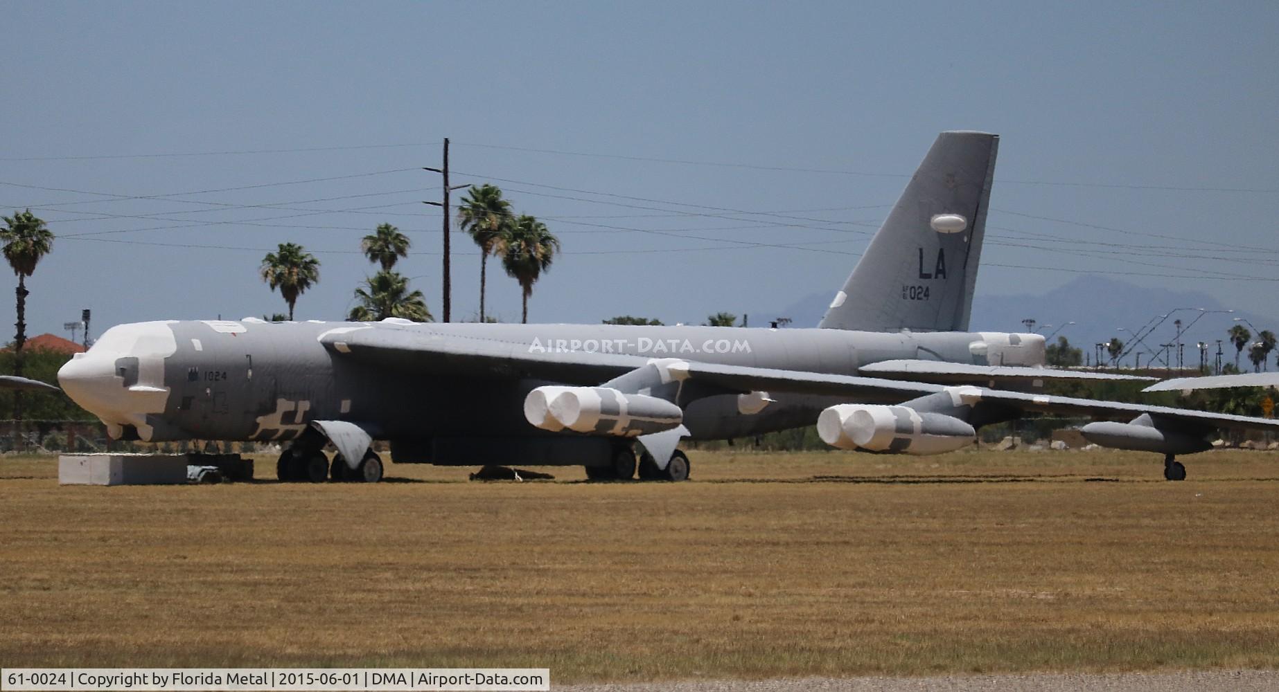 61-0024, 1961 Boeing B-52H Stratofortress C/N 464451, B-52H