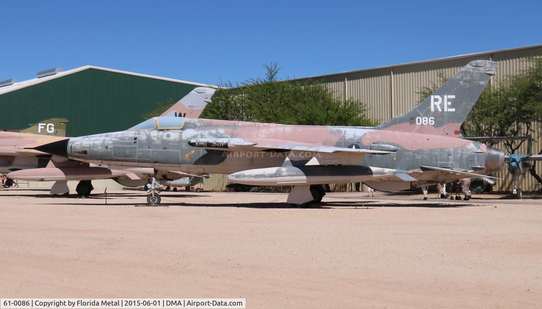 61-0086, 1961 Republic F-105D Thunderchief C/N D281, F-105D