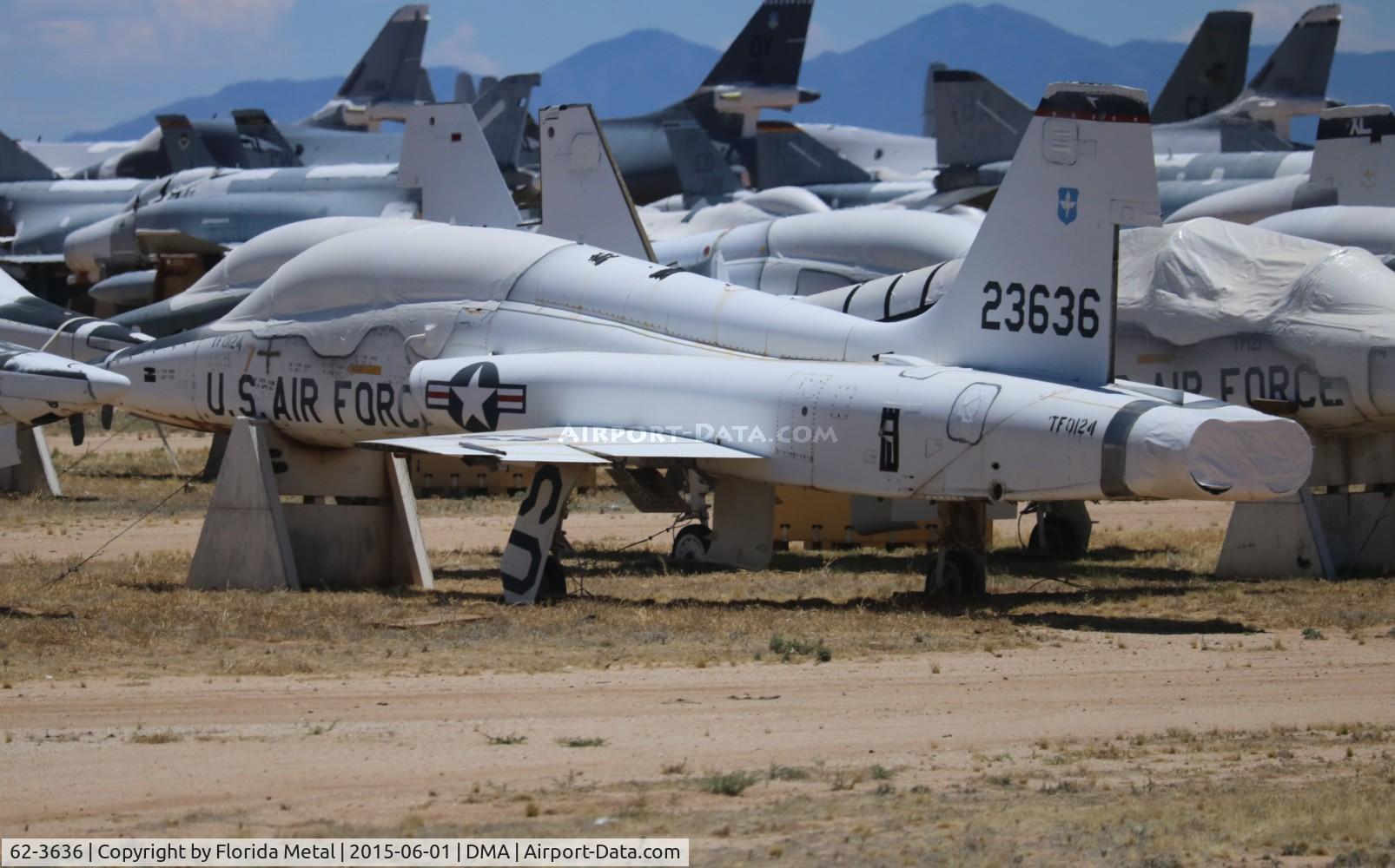 62-3636, 1962 Northrop T-38A Talon C/N N.5341, T-38A