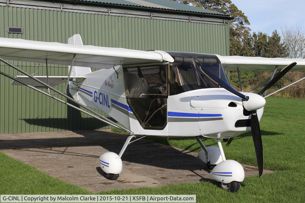 G-CINL, 2015 Skyranger Swift 912S(1) C/N BMAA/HB/647, Skyranger Swift 912S(1), a Fishburn Airfield resident, October 21st 2015.