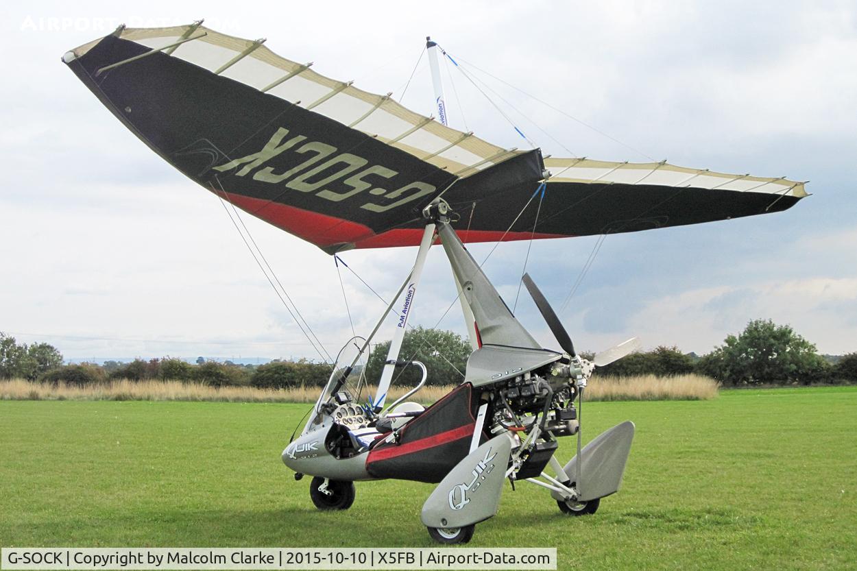G-SOCK, 2004 Mainair Pegasus Quik C/N 8041, Mainair Pegasus Quik, Fishburn Airfield, October 10th 2015.