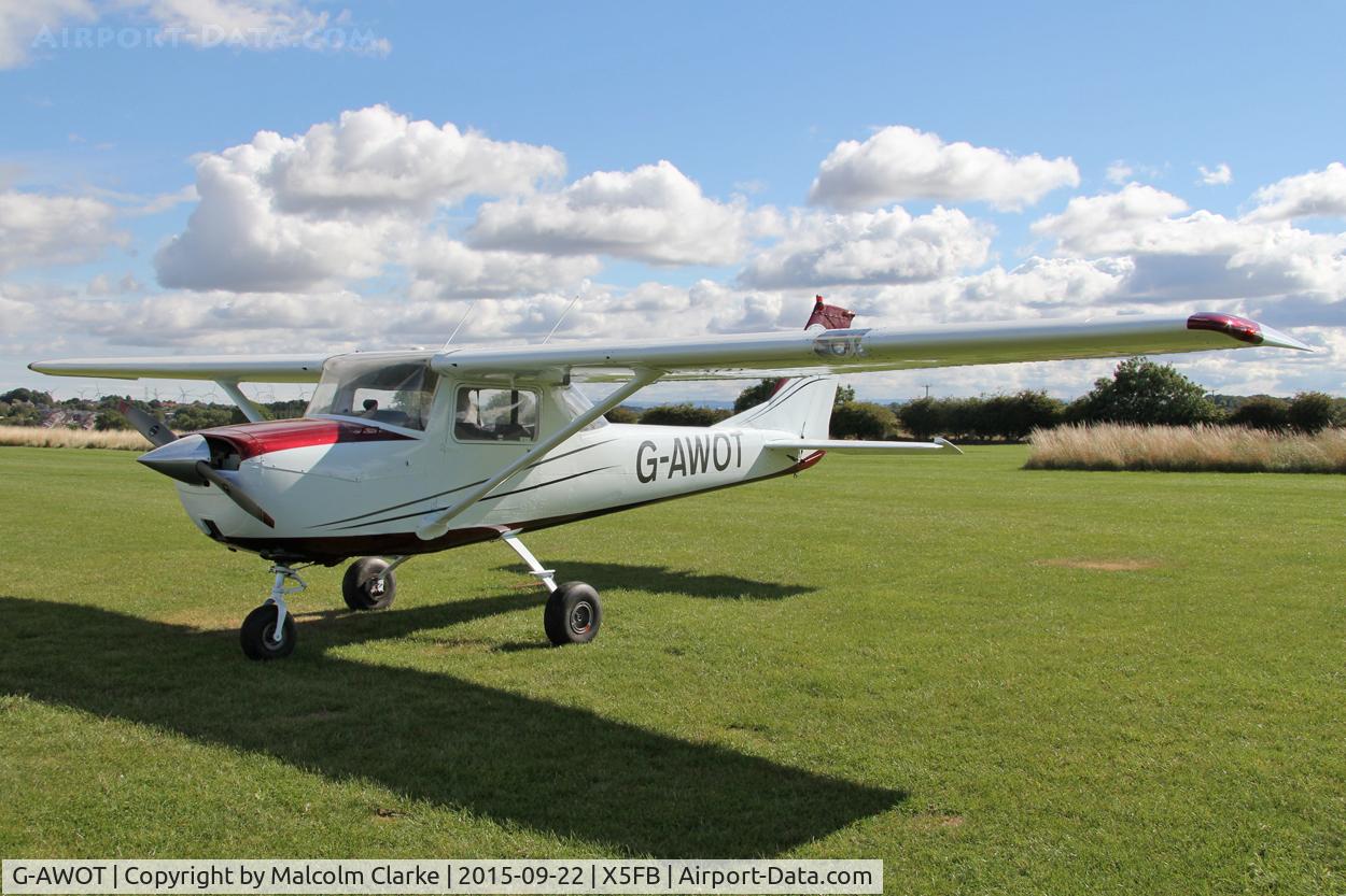 G-AWOT, 1968 Reims Cessna F150H C/N 0389, Reims F150H, a Fishburn Airfield resident, September 22nd 2015.