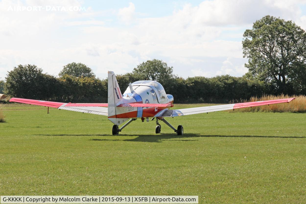G-KKKK, 1973 Scottish Aviation Bulldog T.1 C/N BH120/199, Scottish Aviation Bulldog T.1, Fishburn Airfield, September 13th 2015.