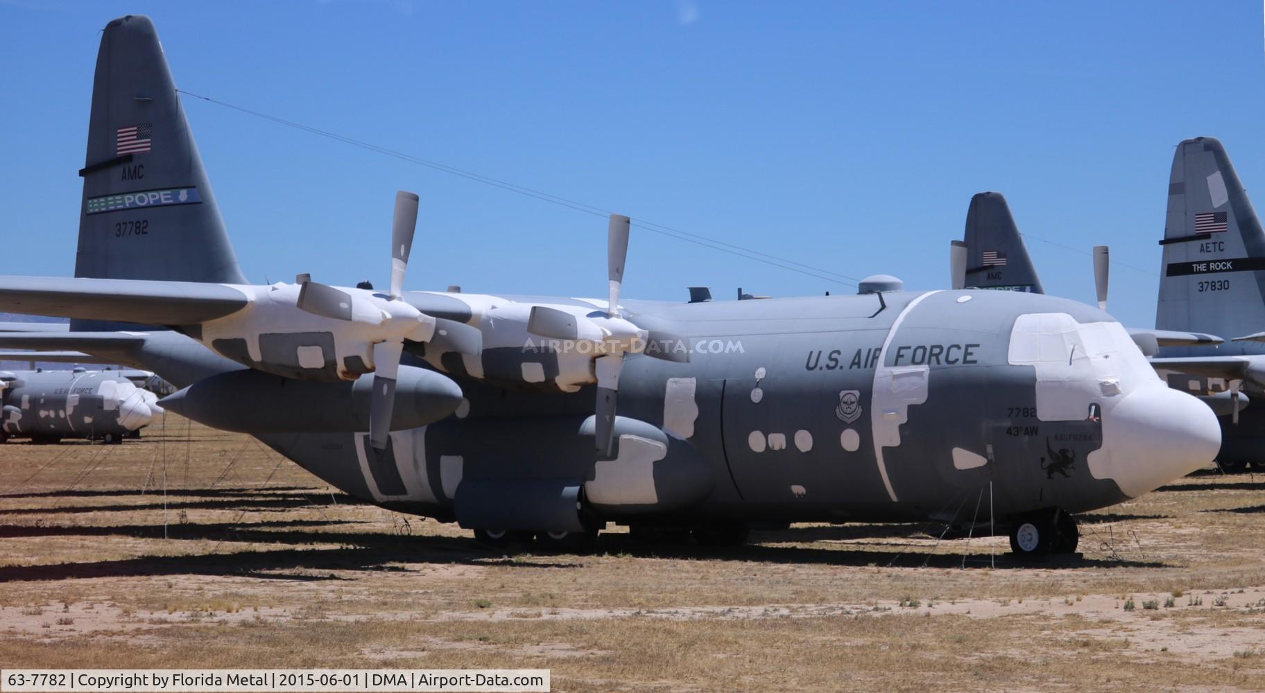 63-7782, 1964 Lockheed C-130E Hercules C/N 382-3848, C-130E