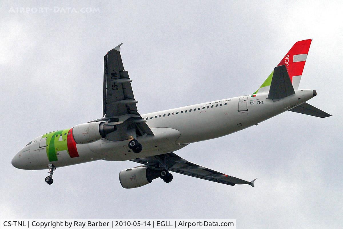 CS-TNL, 2000 Airbus A320-214 C/N 1231, Airbus A320-214 [1231] (TAP Air Portugal) Home~G 14/05/2010. On approach 27R.