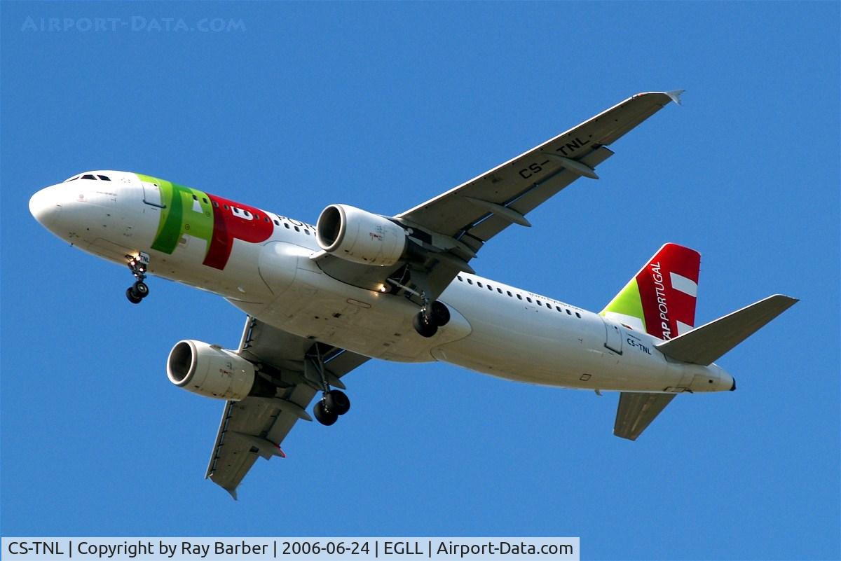 CS-TNL, 2000 Airbus A320-214 C/N 1231, Airbus A320-214 [1231] (TAP Air Portugal) Home~G 24/06/2006. On approach 27R.