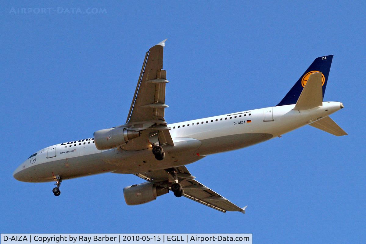 D-AIZA, 2009 Airbus A320-214 C/N 4097, Airbus A320-214 [4097] (Lufthansa) Home~G 15/05/2010. On approach 27R.