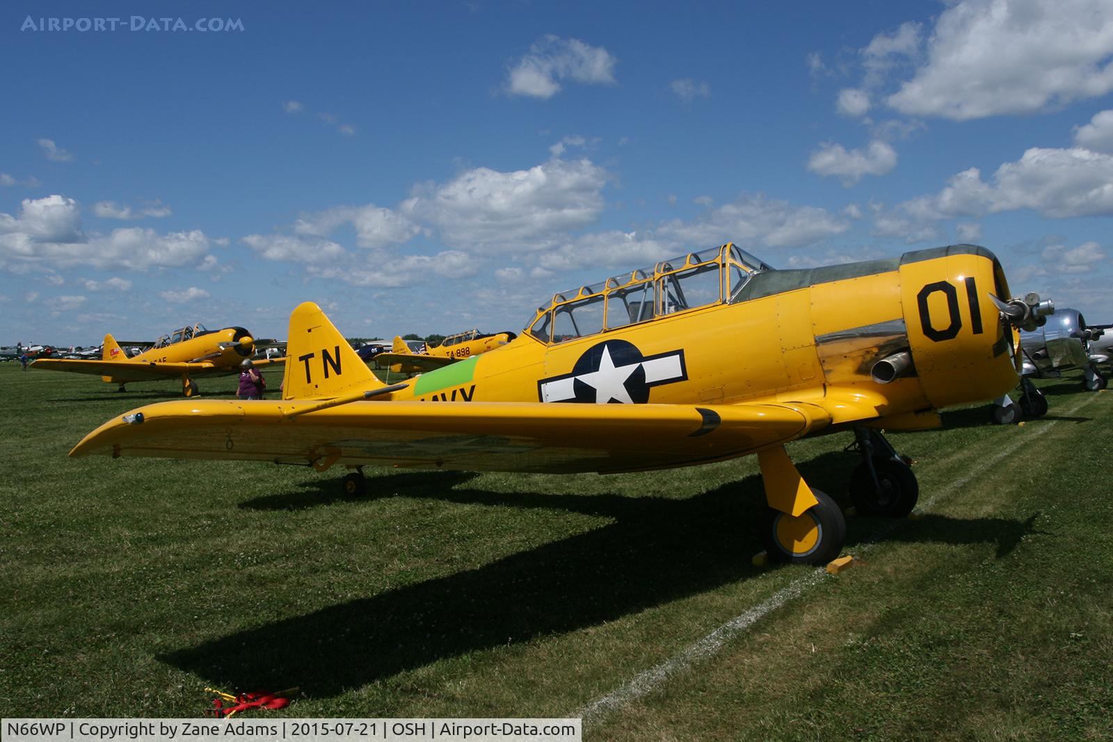 N66WP, 1951 North American T-6G Texan C/N 182-792, EAA AirVenture 2015 - Oshkosh Wisconsin