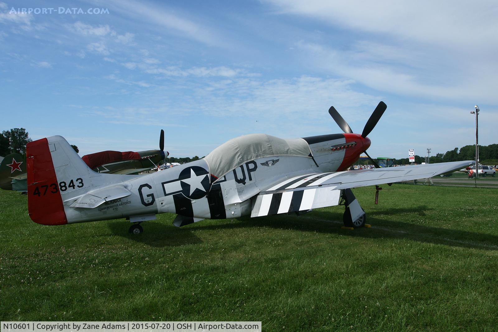 N10601, 1944 North American P-51D Mustang C/N 122-40383, 2015 EAA AirVenture - Oshkosh, Wisconsin