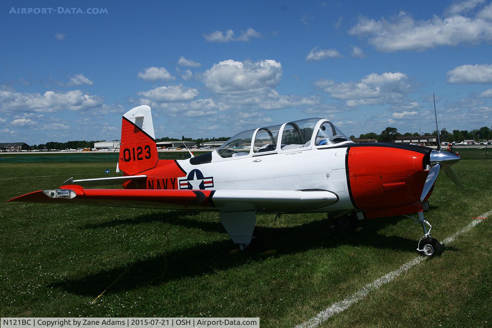 N121BC, Beech T-34A Mentor C/N G-123, 2015 EAA AirVenture - Oshkosh, Wisconsin