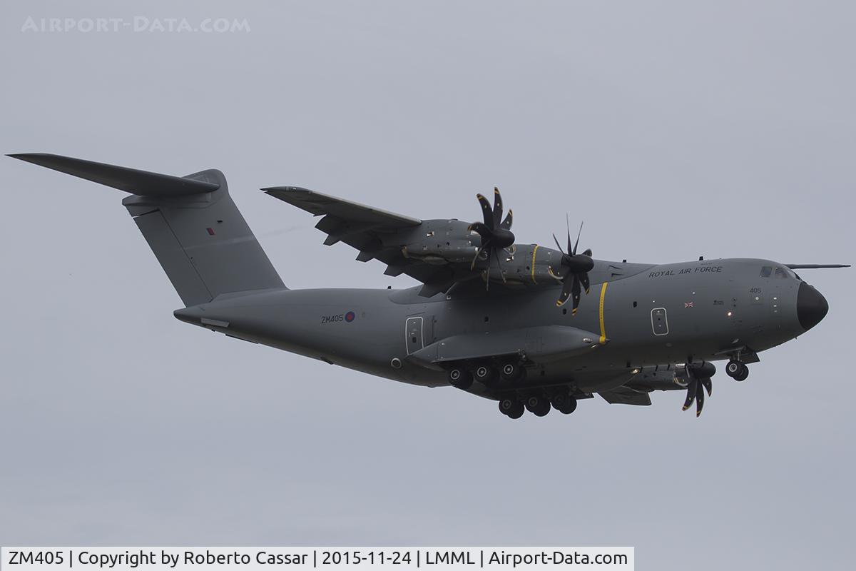 ZM405, 2015 Airbus A400M Atlas C.1 C/N 024, Runway 13