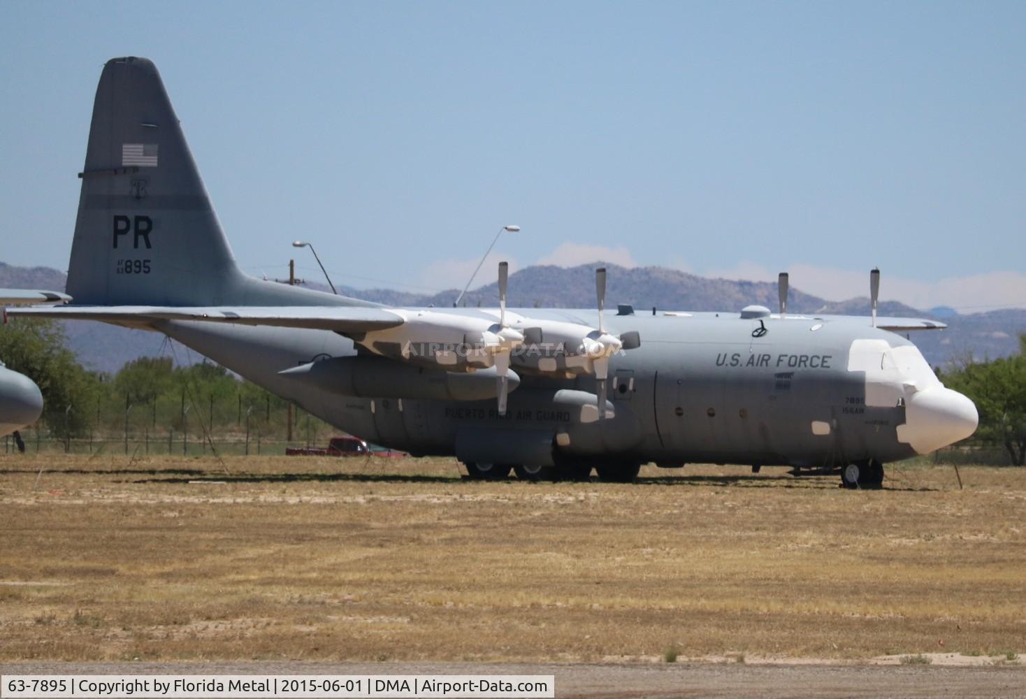 63-7895, 1963 Lockheed C-130E Hercules C/N 382-3966, C-130E