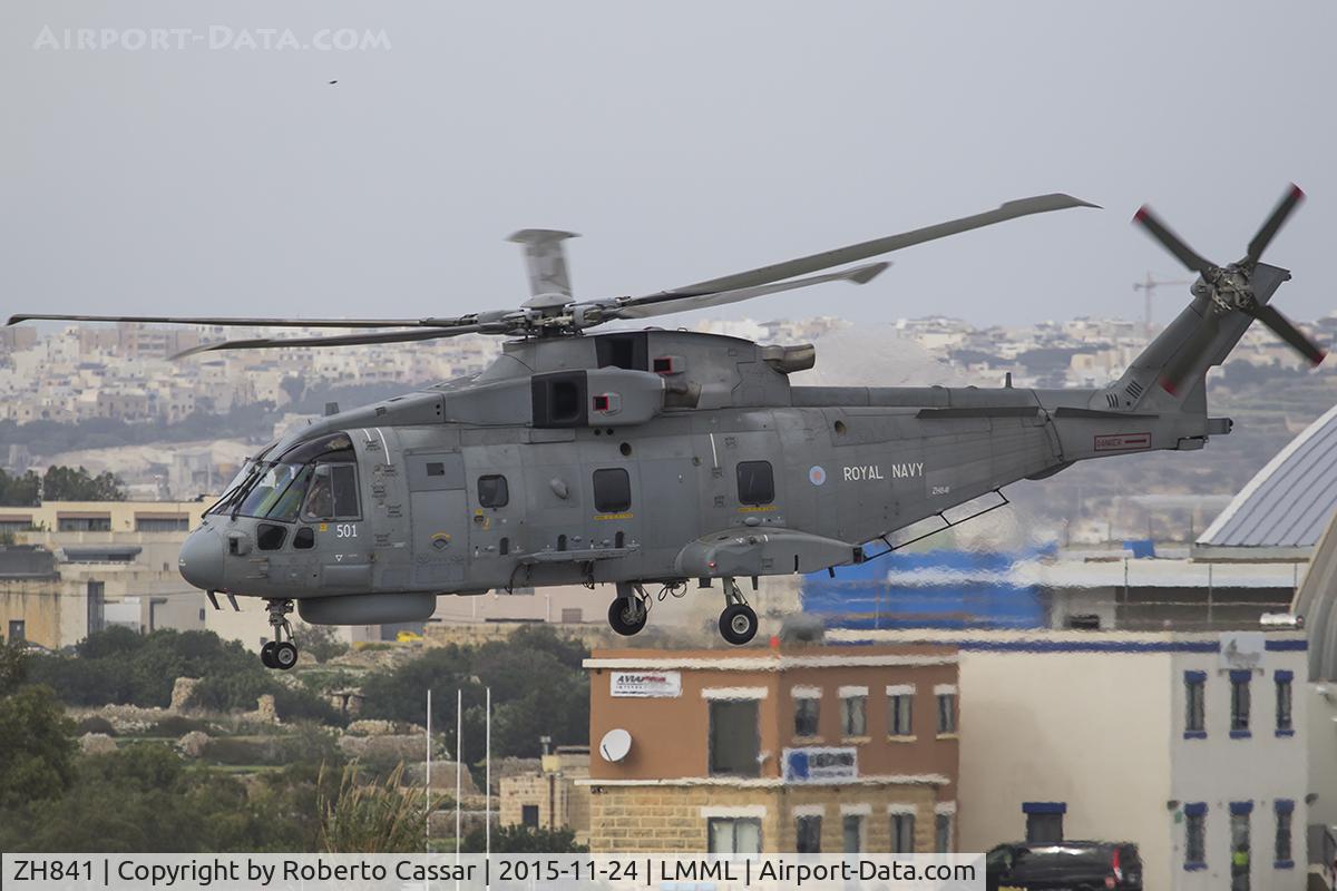 ZH841, 2000 AgustaWestland EH-101 Merlin HM.2 C/N 50087/RN21/MCSP21, CHOGM 2015