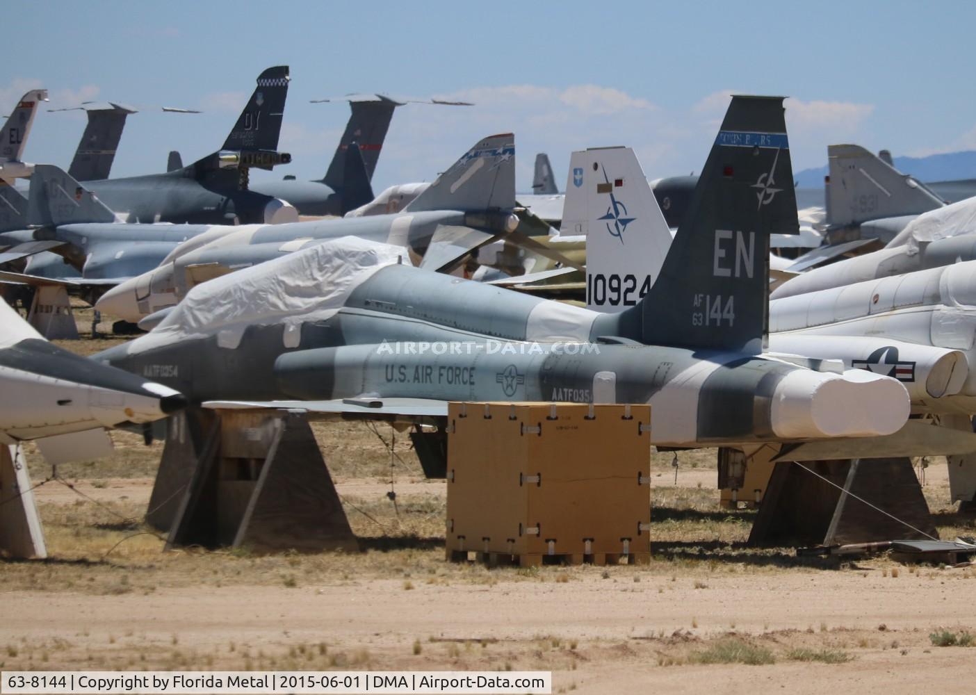 63-8144, 1964 Northrop T-38A-50-NO C/N N.5491, T-38A