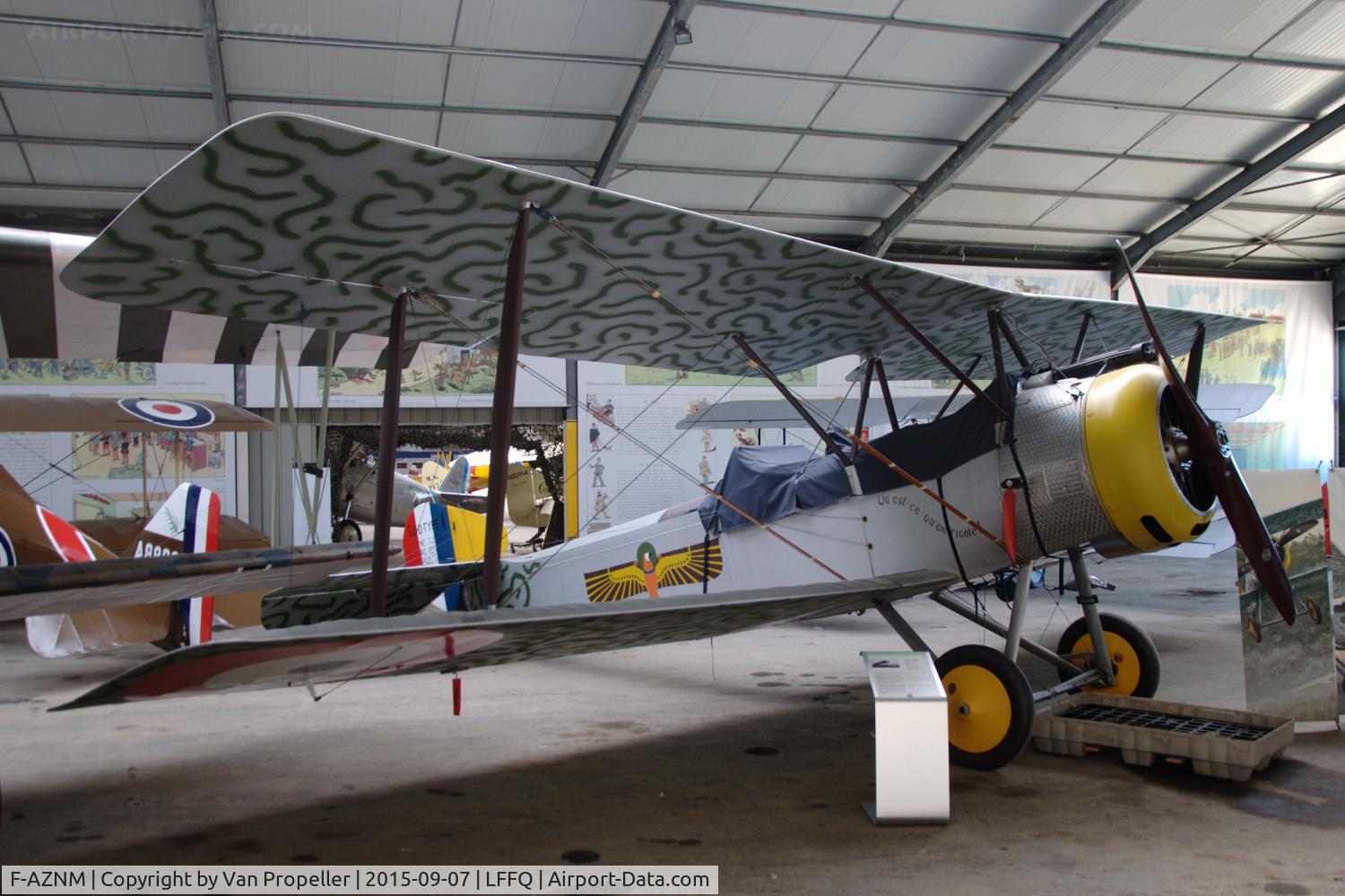 F-AZNM, 1915 Sopwith 1½ Strutter 1B2 C/N 2897, Sopwith 1½ Strutter fighter of the first world war in the aviation museum at La Ferté-Alais airfield, France