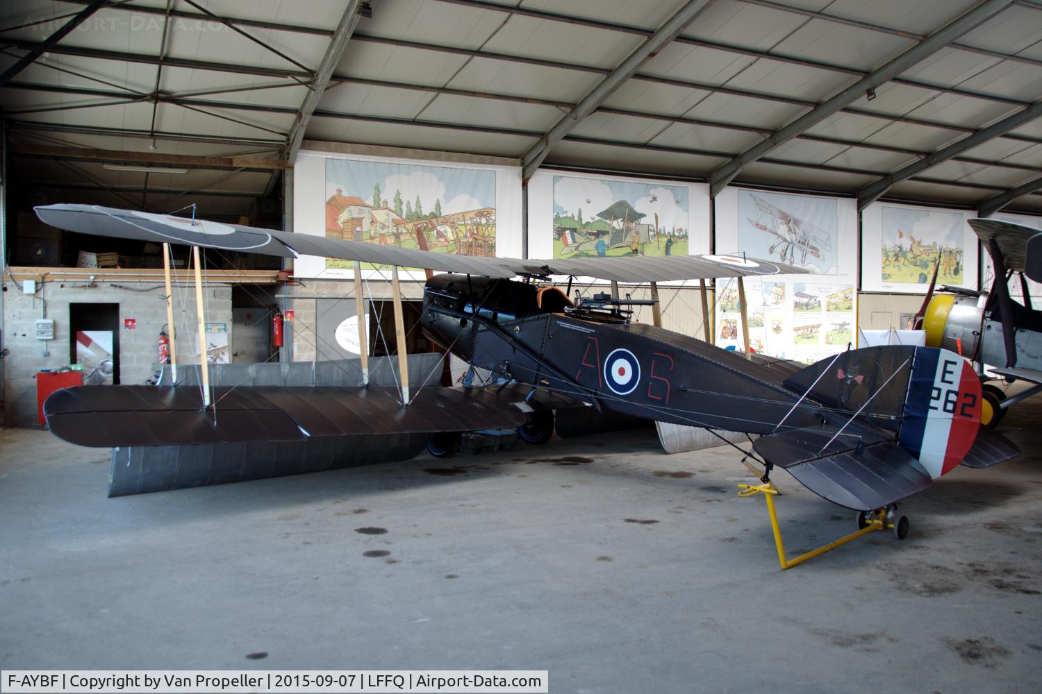 F-AYBF, Bristol F.2B Fighter C/N C794, Bristol F2B Fighter of the Amicale Jean-Baptiste Salis in the aviation museum at La Ferté-Alais airport, France