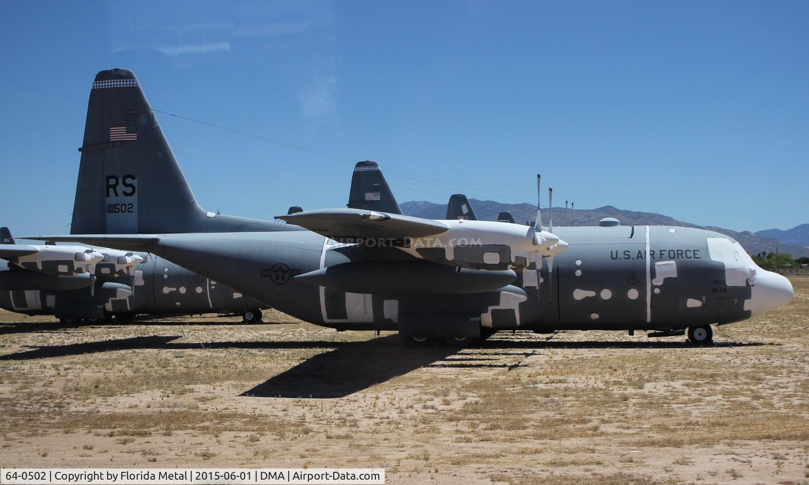 64-0502, 1964 Lockheed C-130E Hercules C/N 382-3986, C-130E